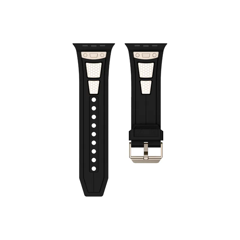 LeYu Mesh Diving Avant Garde Strap Apple Compatibility Watch Band Refit TPU Material-9