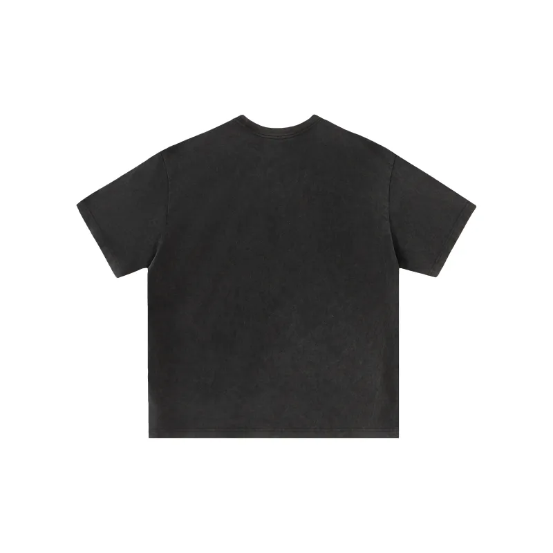ANYWEARLAB T Shirt Unisex Washed Black-1