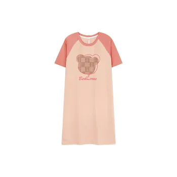 Follow The United States Nightgown Without Pads Style Women's Orange Red