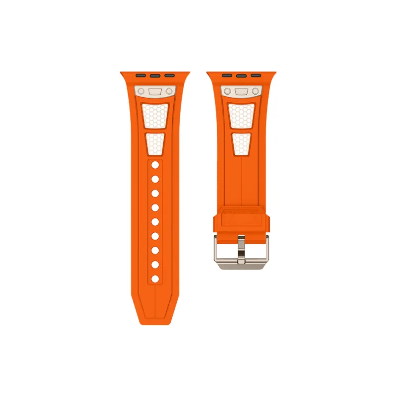 LeYu Mesh Diving Avant Garde Strap Apple Compatibility Watch Band Refit TPU Material-25