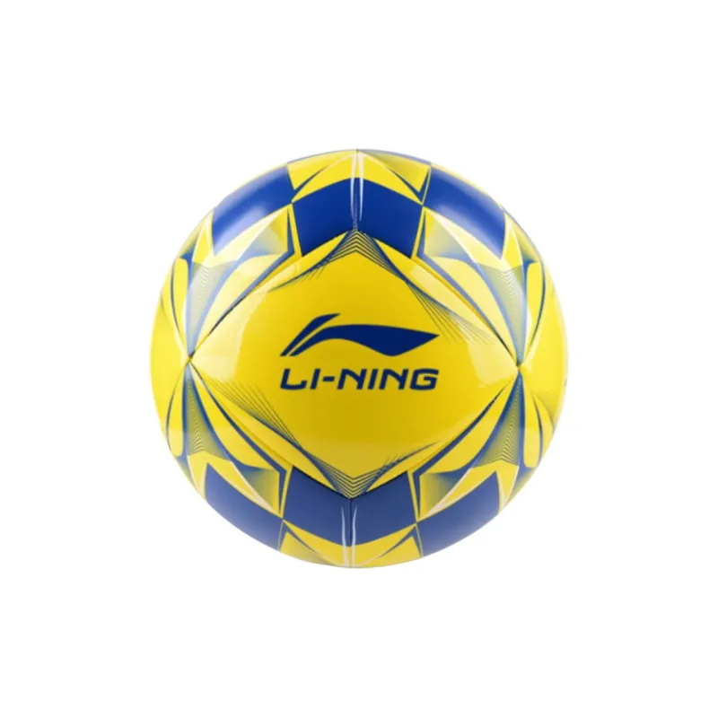 LiNing Size 4 5 Size Soccer TPU Machine Stitched Soccer Ball Kids' Yellow Blue-3