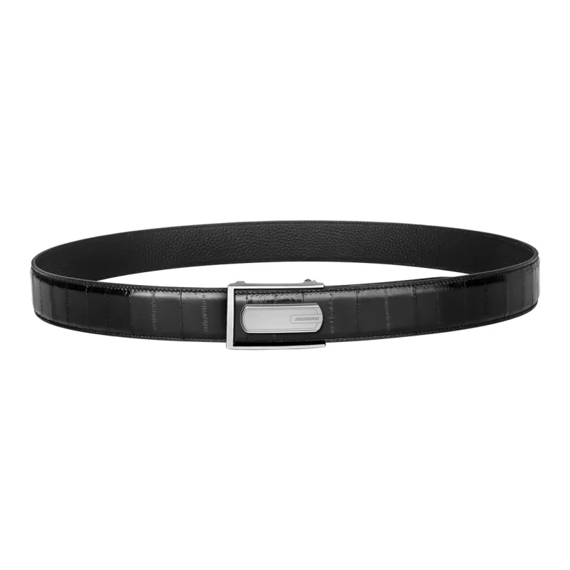 Jaylen Oos High End Automatic Buckle Youth Business Casual Eel Skin Leather Belts Men's 3.5cm/3.8cm-4
