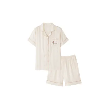 JinShaLa Pajama Set Women's Apricot