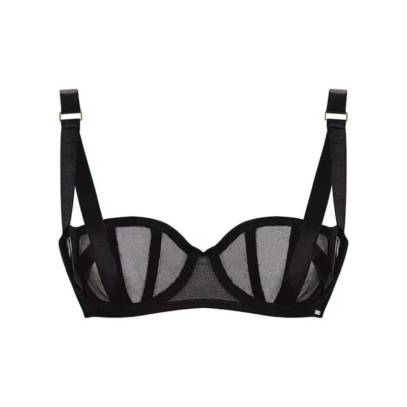 Victoria's Secret Karolina Balconette Bra Black Bra Women's Black-0