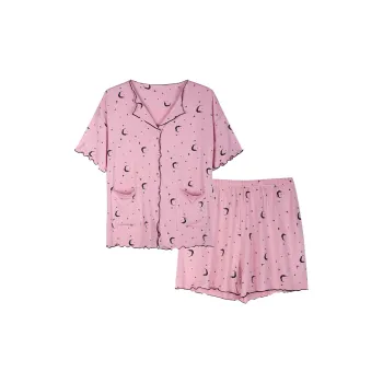Xuan Liang Pajama Set Women's Ballet Pink
