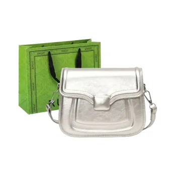 RUIPAI PU Shoulder Bag Regular Women's Silver/White/Blue/Black