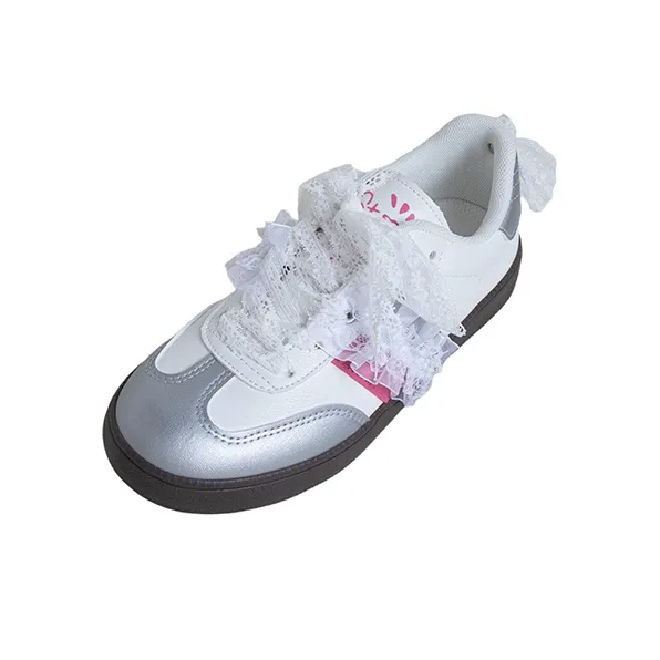 OYNN Young Baby Series Skateboard Shoes Women's Low Top White-2