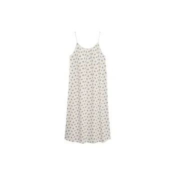 Sha Qian Nightgown Summer Women's Ivory White