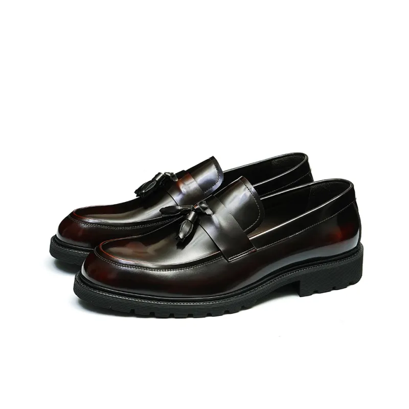 ASTON M.JAZZ Loafers Men Black/Burgundy-10