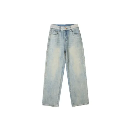 F.K.V.A Jeans Unisex Blue