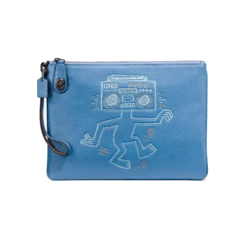 Keith Haring X COACH Turnlock Clutches