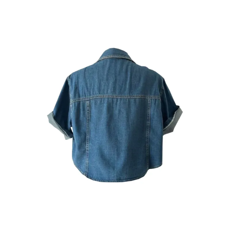 Concubine Zhu Denim Jacket Women's Blue-1