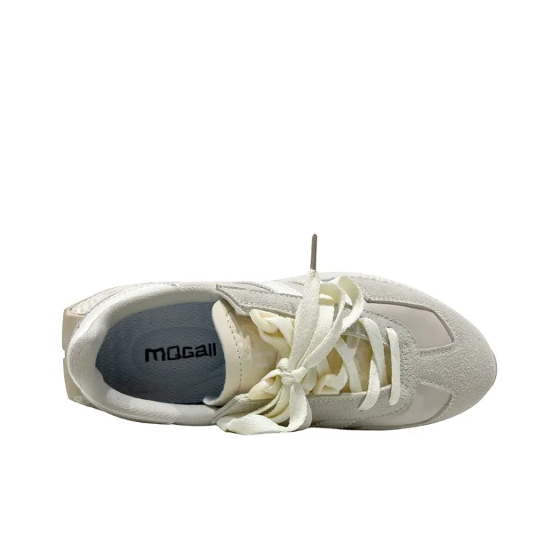 MQGAll Anti-Slip And Wear-Resistant Breathable Low-Top Running Shoes Unisex Gray-9