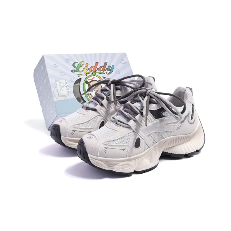 Liddy Breathable Lightweight Height Increasing Low Top Chunky Sneakers Women's-1