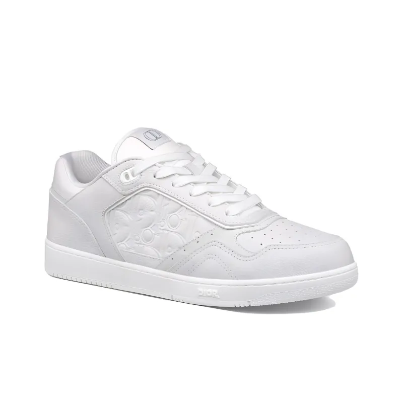 DIOR B27 Low Top Skateboard Shoes Men's White-3