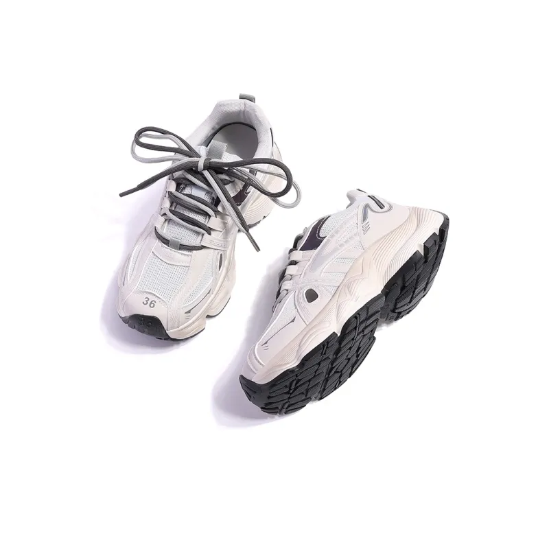 Liddy Breathable Lightweight Height Increasing Low Top Chunky Sneakers Women's-5