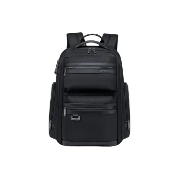ARCTIC HUNTER Composite Polyester Backpack Large Size Unisex Black/Blue/Gray