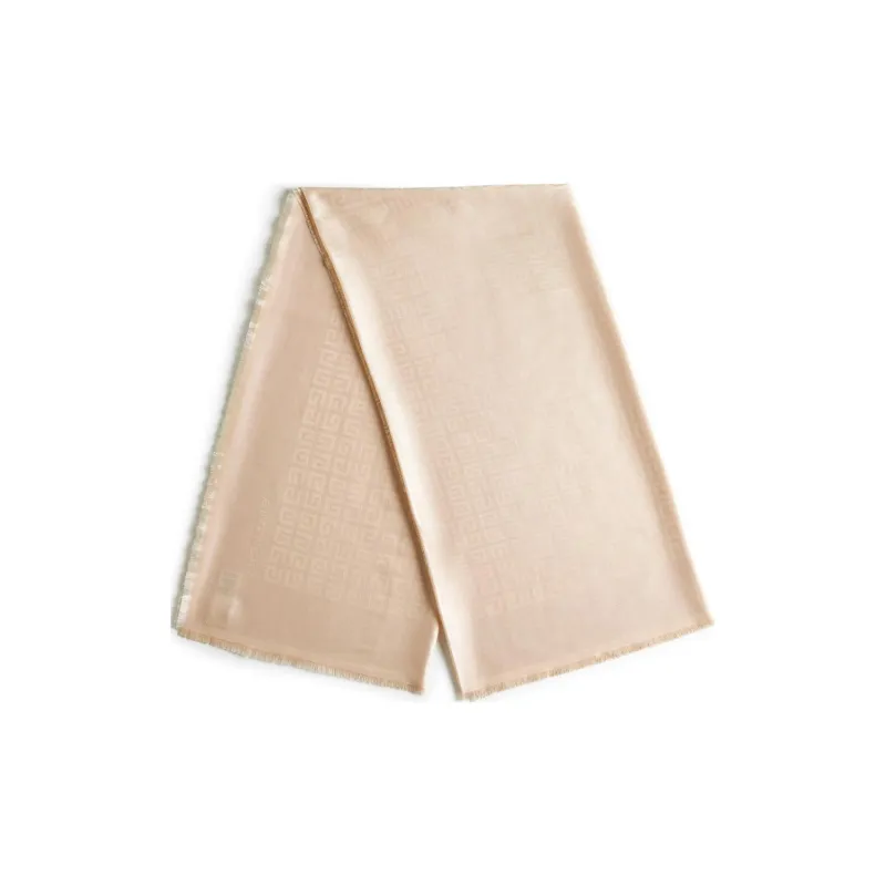 GIVENCHY Knit Scarves Women's Beige-2