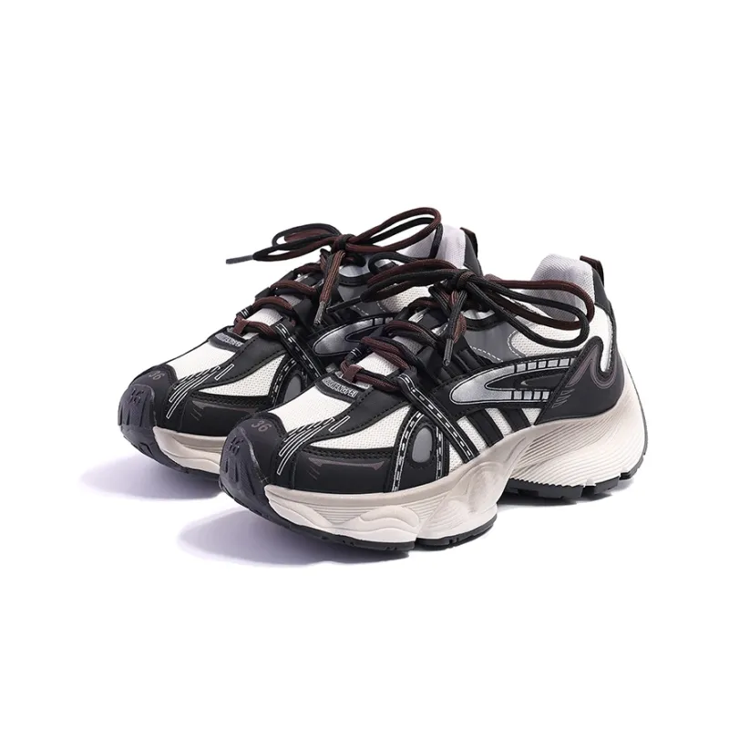 Liddy Breathable Lightweight Height Increasing Low Top Chunky Sneakers Women's-9