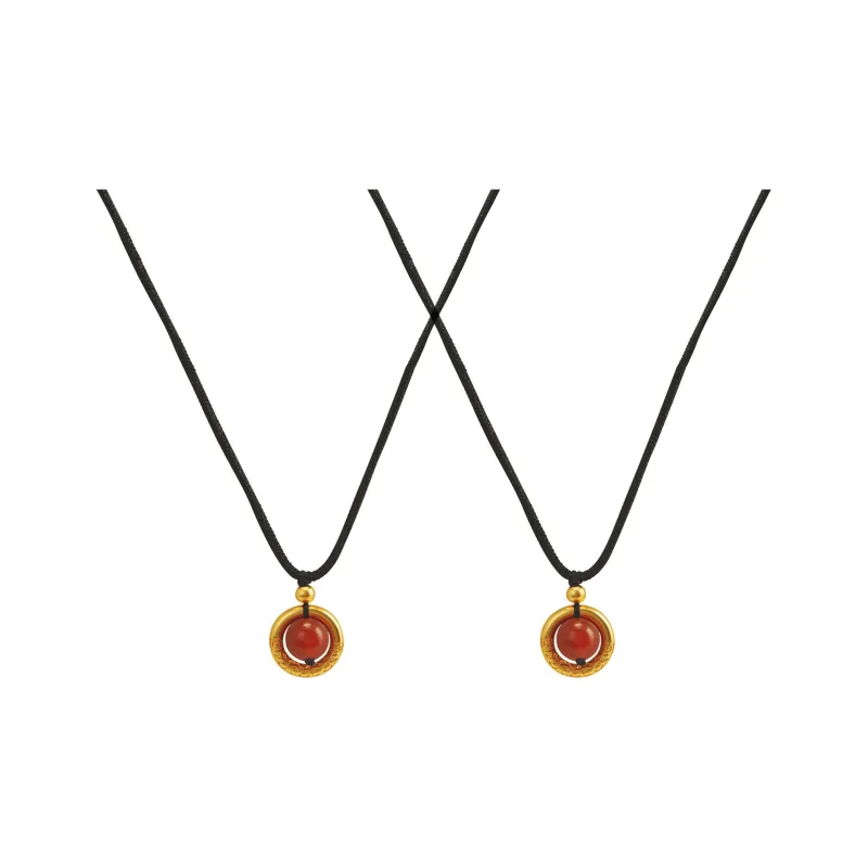 HOLLY RYAN Agate Jade Necklaces Unisex-5