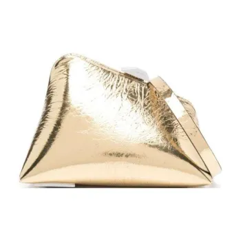 The Attico Midnight Logo Detailed Clutch Bag