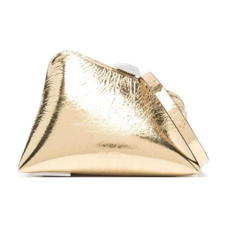 The Attico Midnight Logo Detailed Clutch Bag-0