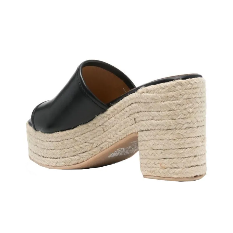 MOSCHINO JEANS 95mm Leather Espadrilles-3
