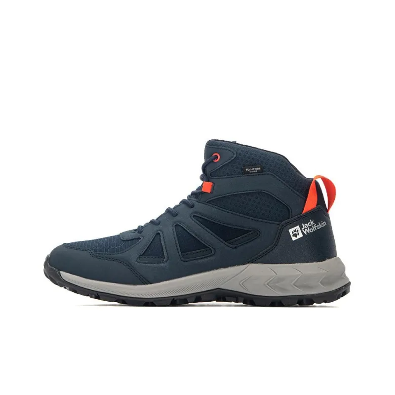 Jack Wolfskin Woodland 2 Texapore Mid Cushioning Anti-Slip And Wear-Resistant Mid-Top Outdoor Shoes Men's-5