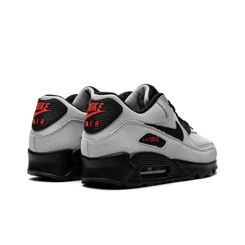 Nike Air Max 90 Wolf Grey Black Red-2
