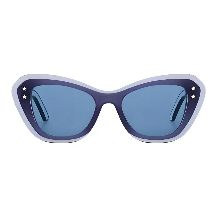 DIOR Acetate Cat Eye Sunglasses Women's Blue-1