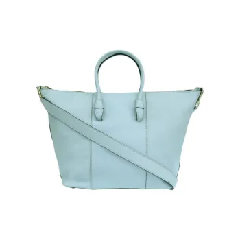 Furla Miastella Leather Tote Bag, Shopping Bag, Portable Crossbody Bag, Shoulder Bag Women's Mint