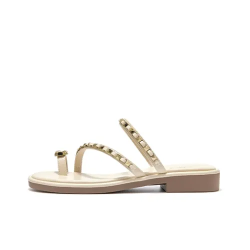 AITA Slide Slippers Women's Beige/Black