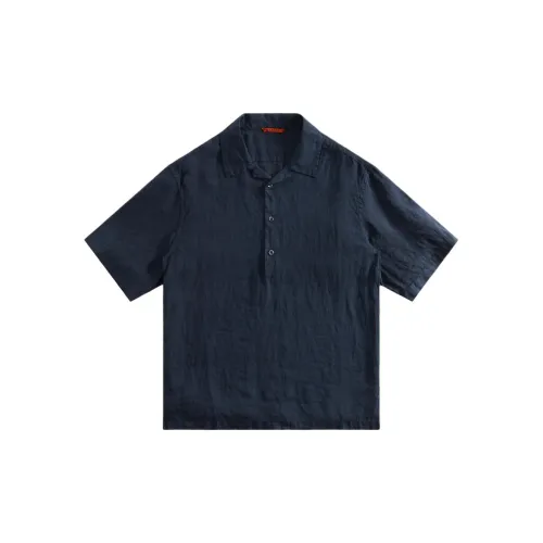 KITH Polo Shirts Men Marine Blue