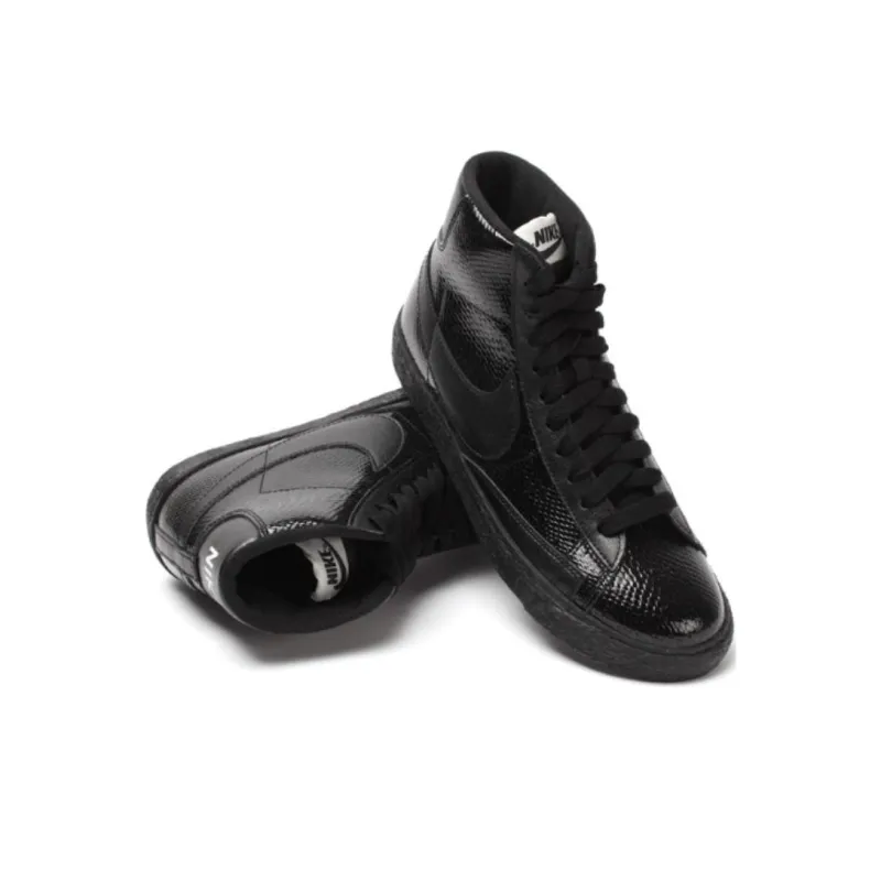 Nike Blazer High Black/Black White-2