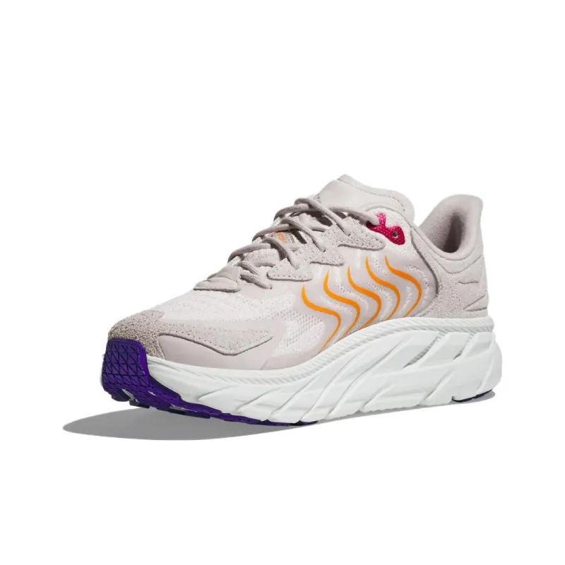 HOKA ONE ONE Vibrant Bloom Clifton Ls 'Grey'-1