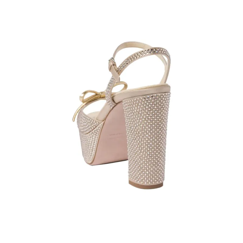 MIU MIU 115mm Crystal-embellished Platform Sandals Women's-4
