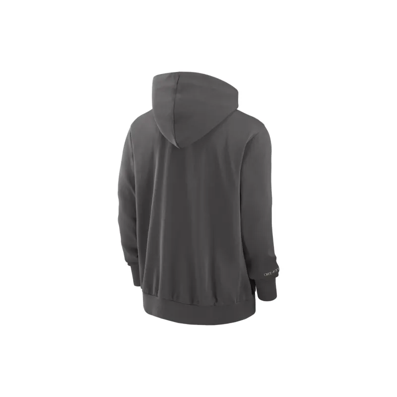 Nike MLB Collaboration Texas Rangers Travel Player Sweatshirt Men's Gray-1