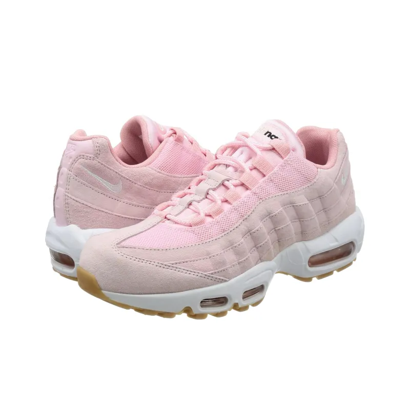 Nike Air Max 95 Anti-Slip Wear-Resistant Low-Top Running Shoes Unisex Pink-4