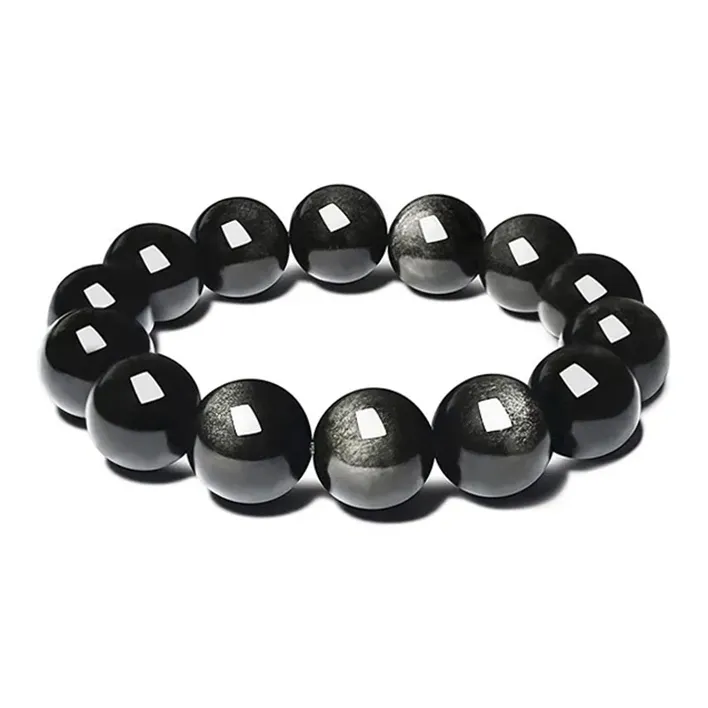 JUICY GRAPE Obsidian Jade Bracelets Unisex-2