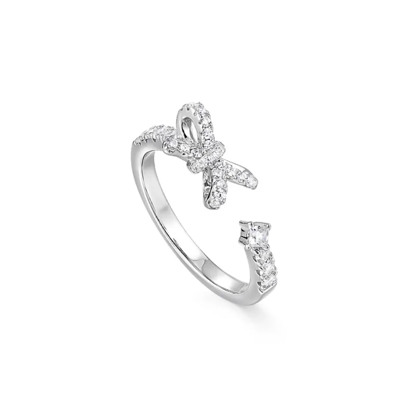KADER 925 Sterling Silver Rings Unisex Silver white Gift Box-3
