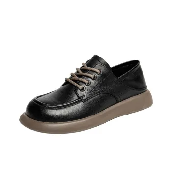 JOSINY Soft Sole Small Leather Shoes Women's Casual Shoes Women's
