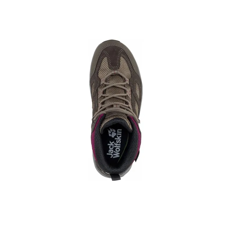 Jack Wolfskin Vojo 3 Texapore Mid Cushioning, Slip Resistant, And Abrasion Resistant High Top Outdoor Shoes Women's-3