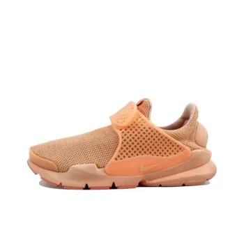 Nike Sock Dart Cushioning Breathable Quick Dry Low Top Running Shoes Men's Orange