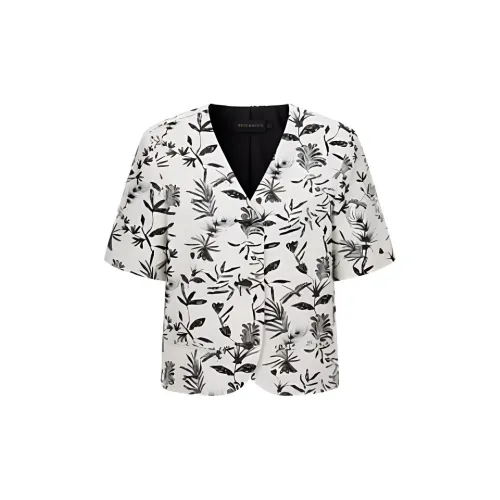 DESIGNICE Jackets Women's Black/White