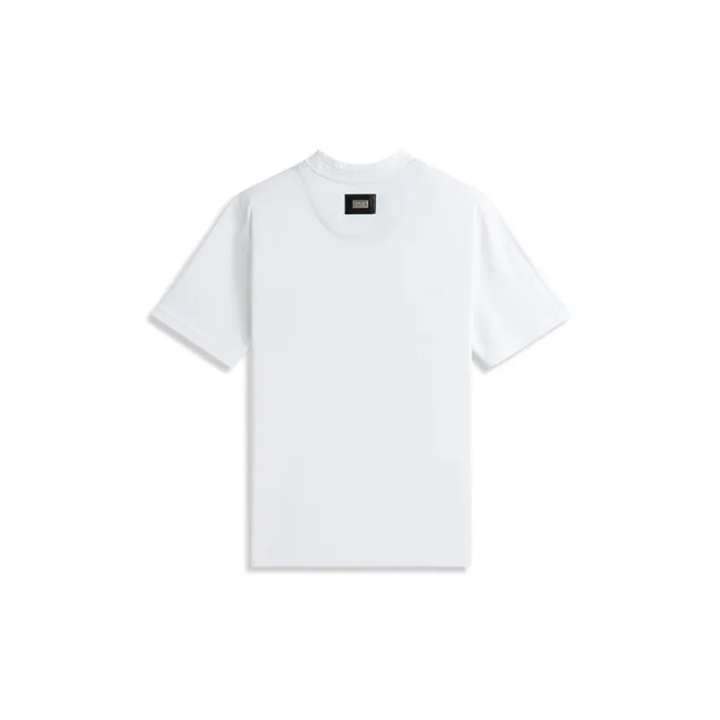 COOGI Street Hip-Hop Pop Style T-Shirt With Gourd Pattern Unisex White-1