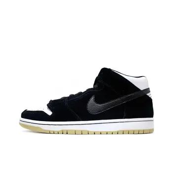 Nike Sb Dunk Mid Black White Gum