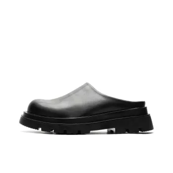 WEISHIBANGWEI Wrap toe Slippers Men's Black