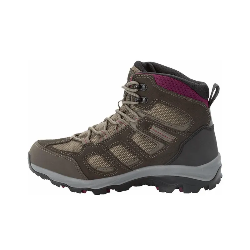 Jack Wolfskin Vojo 3 Texapore Mid Cushioning, Slip Resistant, And Abrasion Resistant High Top Outdoor Shoes Women's-0
