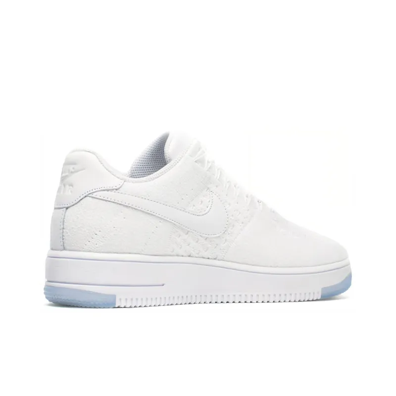 Nike Af1 Ultra Flyknit Low White/White Ice-2
