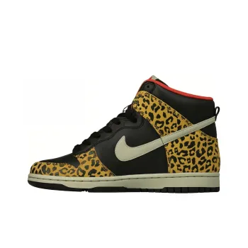 Nike Dunk High Skinny Cushioning Wear-Resistant High-Top Skateboard Shoes Women's Black